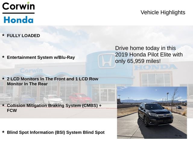 Used 2019 Honda Pilot Elite image 6