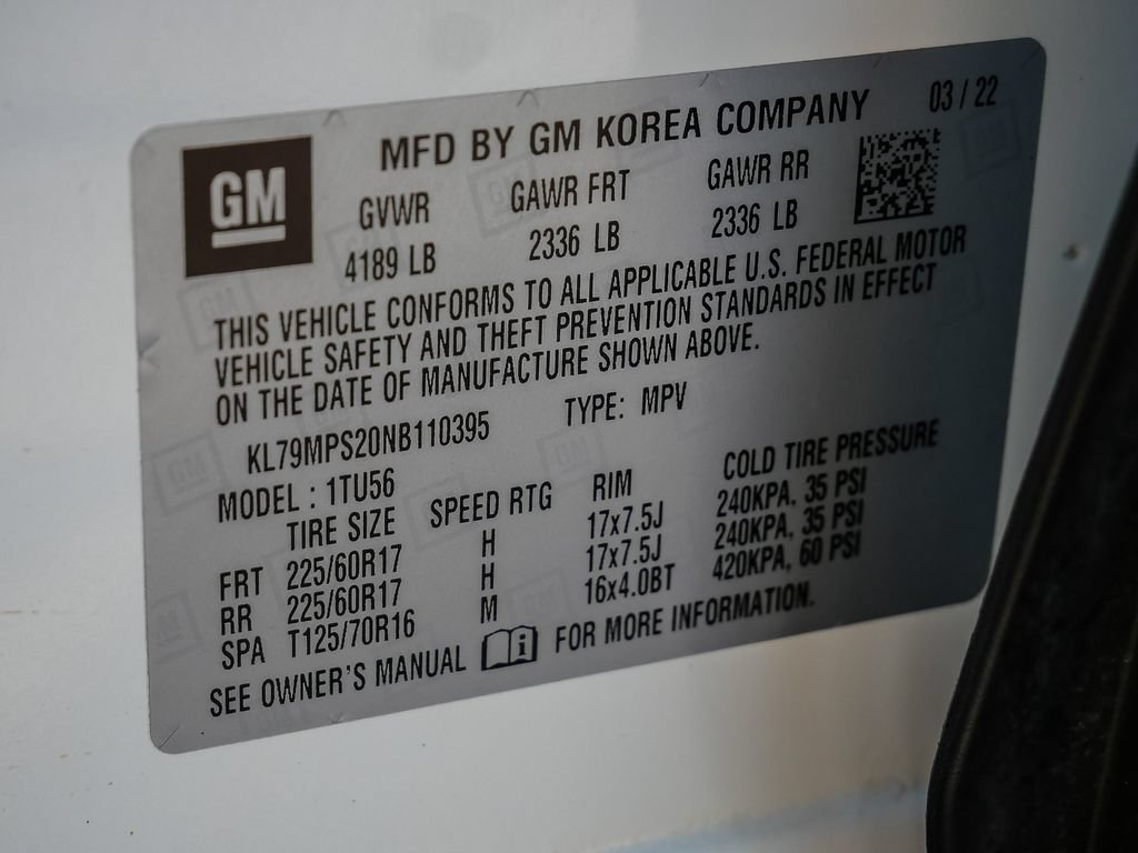 Used 2022 Chevrolet TrailBlazer LT w/ Convenience Package FWD image 37