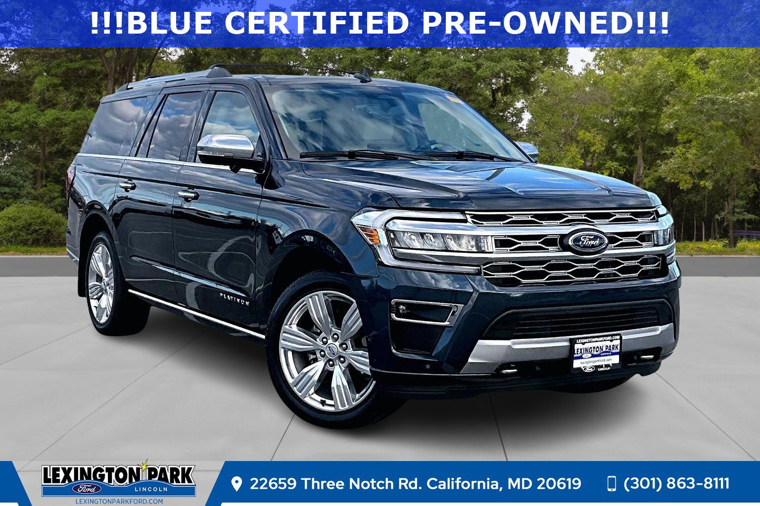 Certified 2024 Ford Expedition Max Platinum