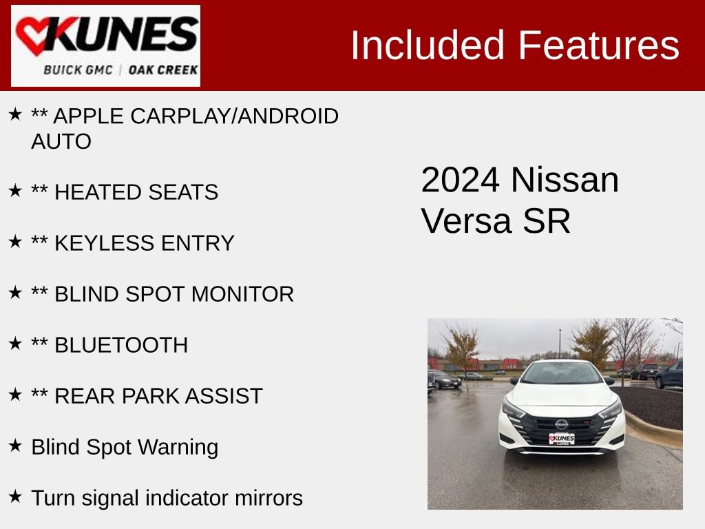 Used 2024 Nissan Versa SR image 2