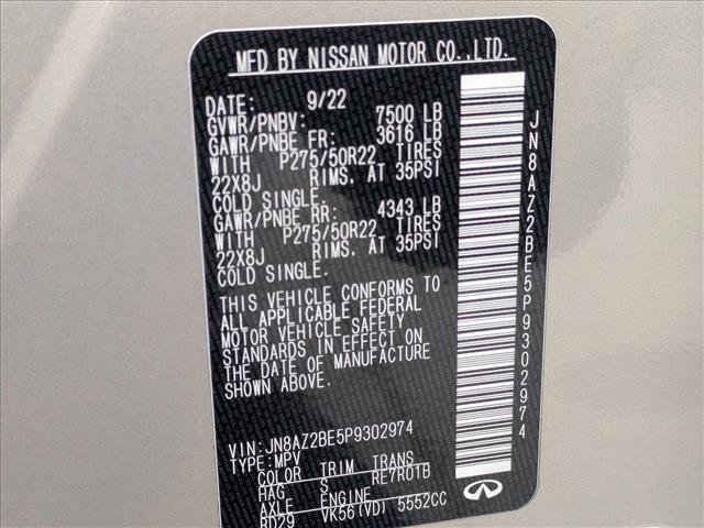 Used 2023 INFINITI QX80 Sensory w/ Cargo Package image 29