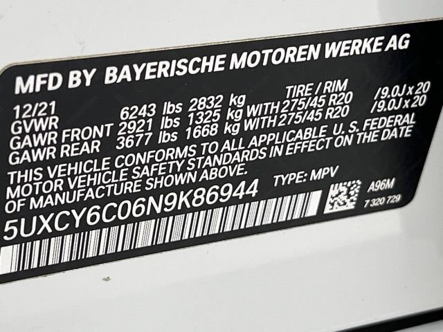 Used 2022 BMW X6 xDrive40i w/ Executive Package AWD/4WD image 23