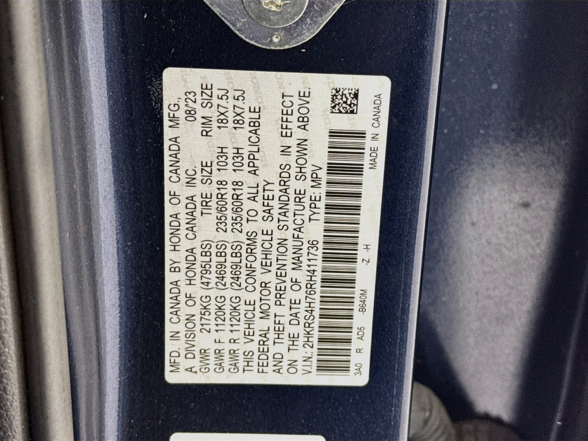 Certified 2024 Honda CR-V EX-L image 32