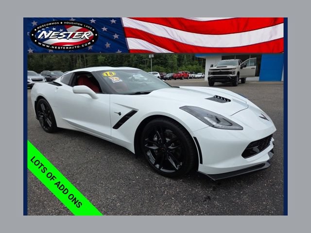 Used 2018 Chevrolet Corvette Stingray Coupe w/ 1LT RWD image 1