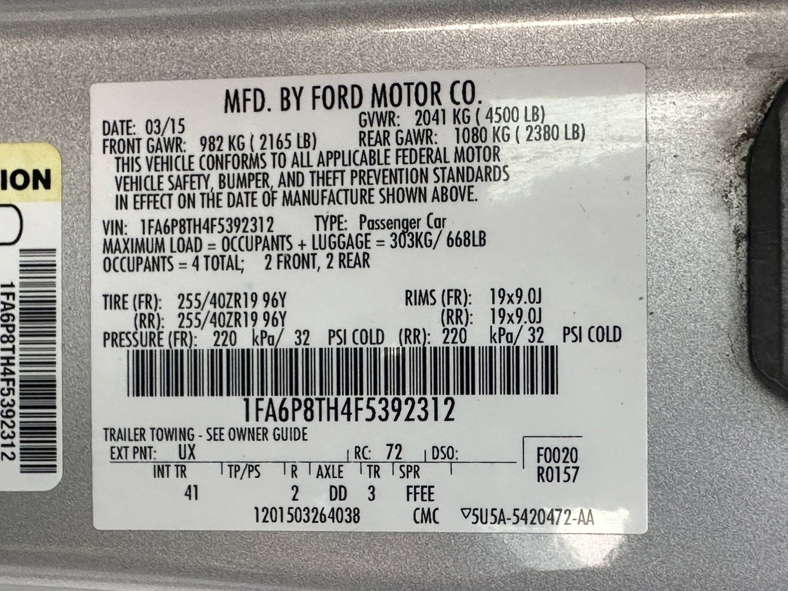 Used 2015 Ford Mustang Premium w/ Ecoboost Performance Package image 17