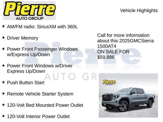Used 2025 GMC Sierra 1500 AT4 w/ AT4 Premium Package AWD/4WD image 14