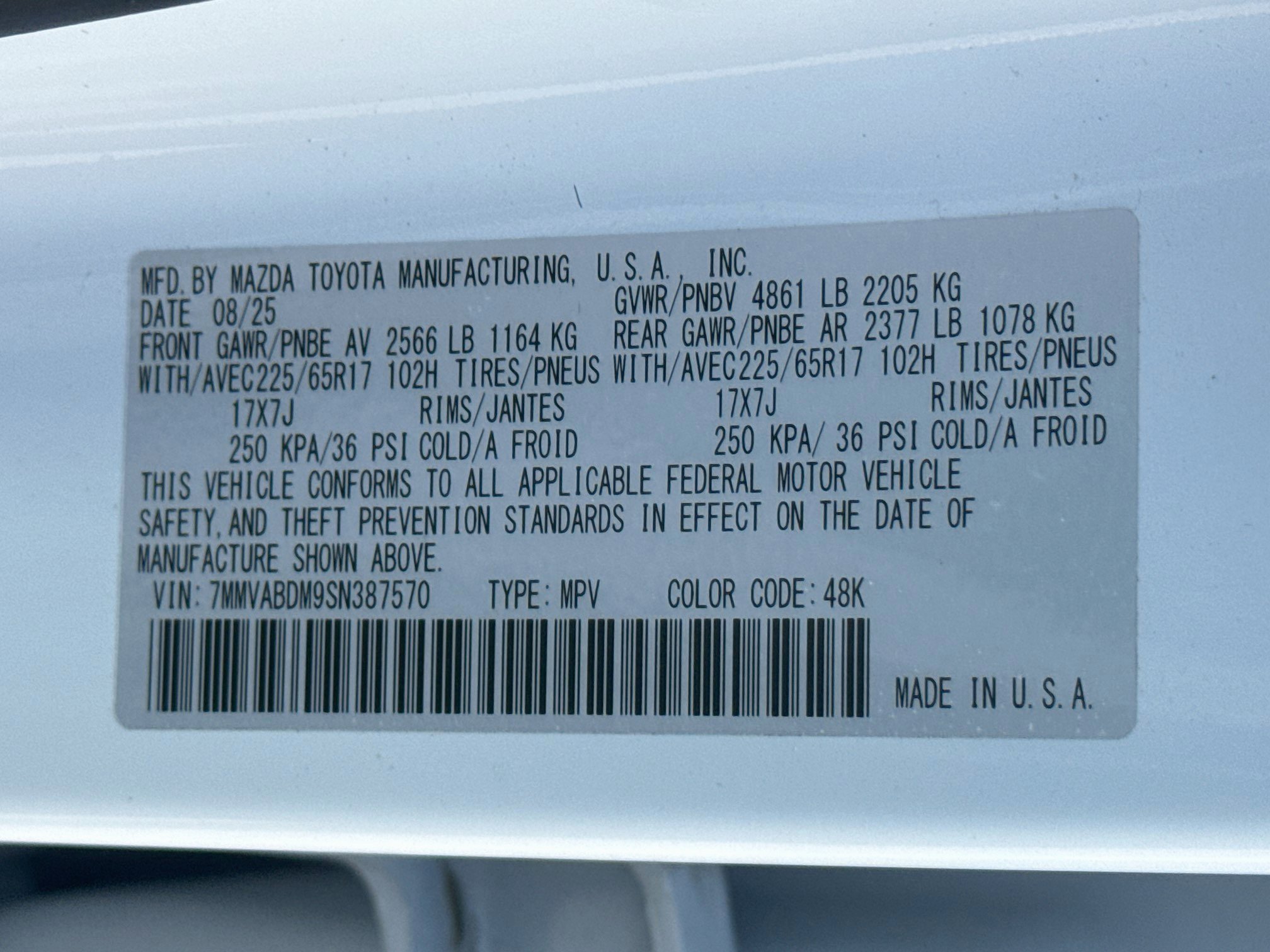 Used 2025 MAZDA CX-50 AWD 2.5 S w/ Premium Package image 12