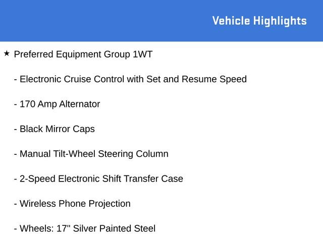 New 2026 Chevrolet Silverado 2500 W/T w/ WT Convenience Package AWD/4WD image 15