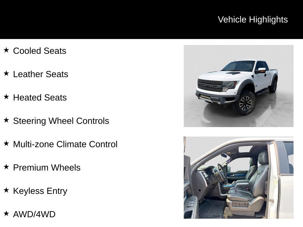 Used 2013 Ford F150 Raptor w/ Luxury Equipment Group AWD/4WD image 21