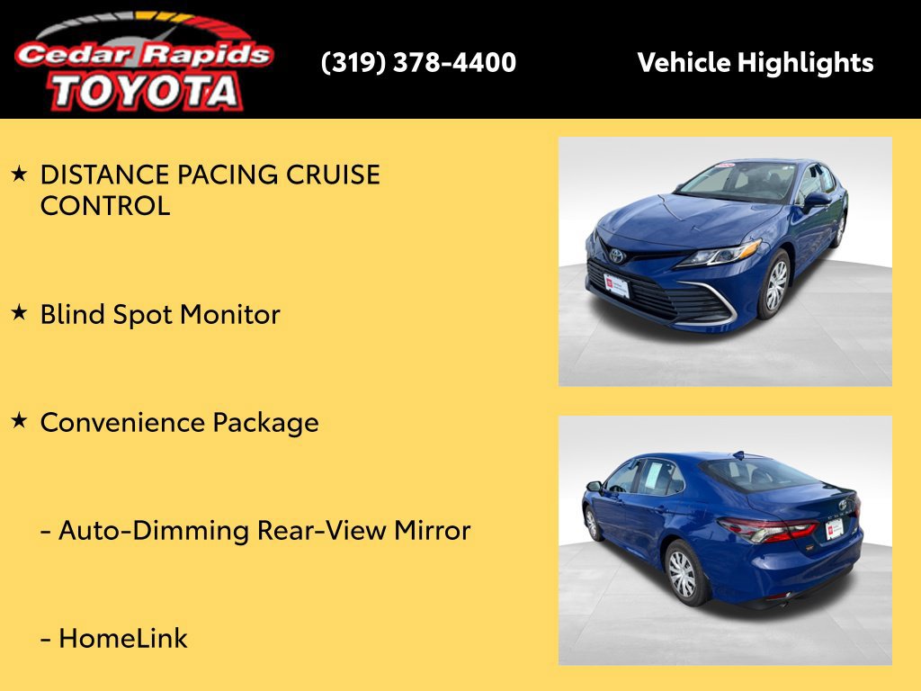 Certified 2024 Toyota Camry LE w/ Audio Upgrade Package FWD image 23