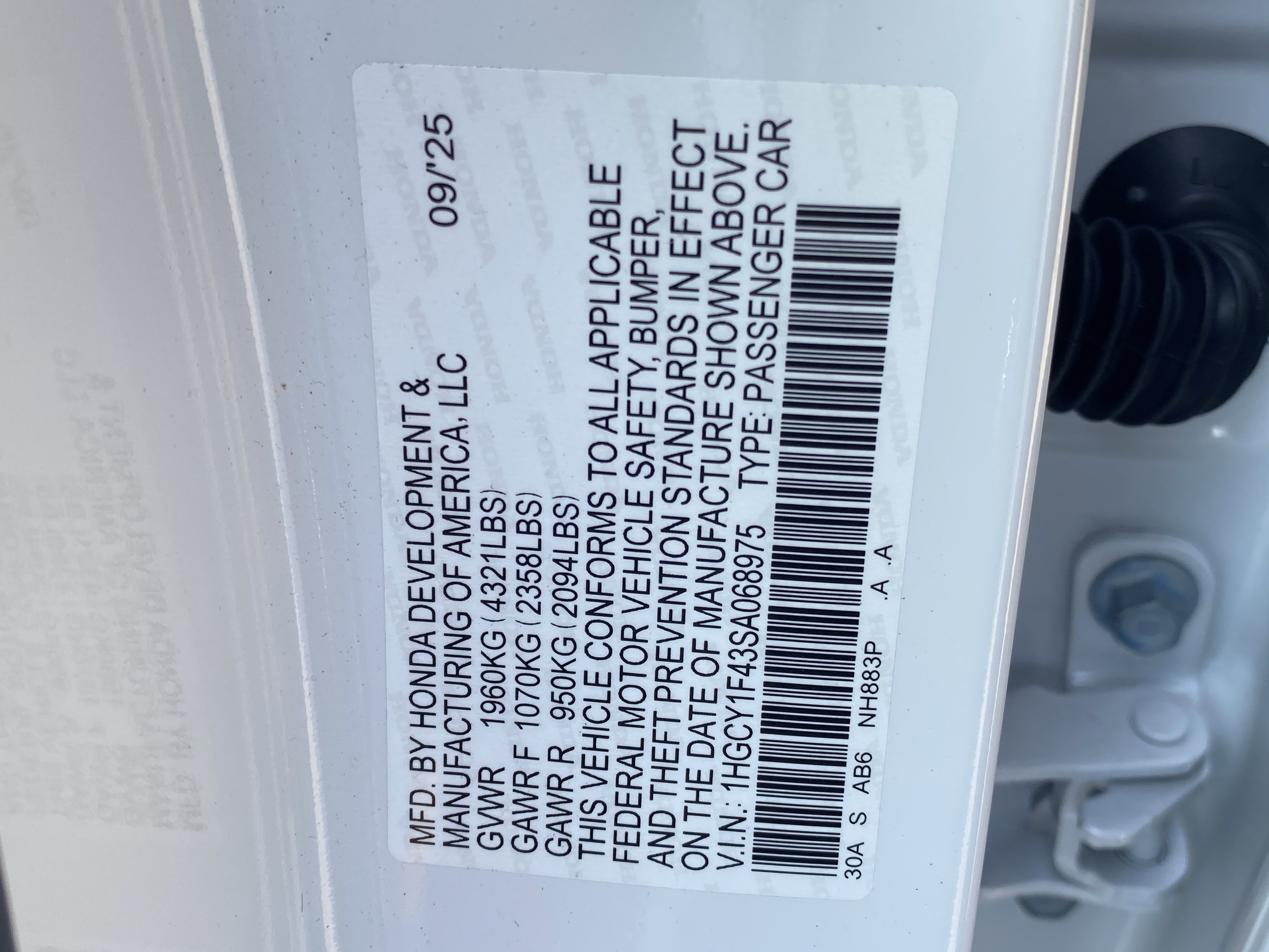 Used 2025 Honda Accord SE image 30