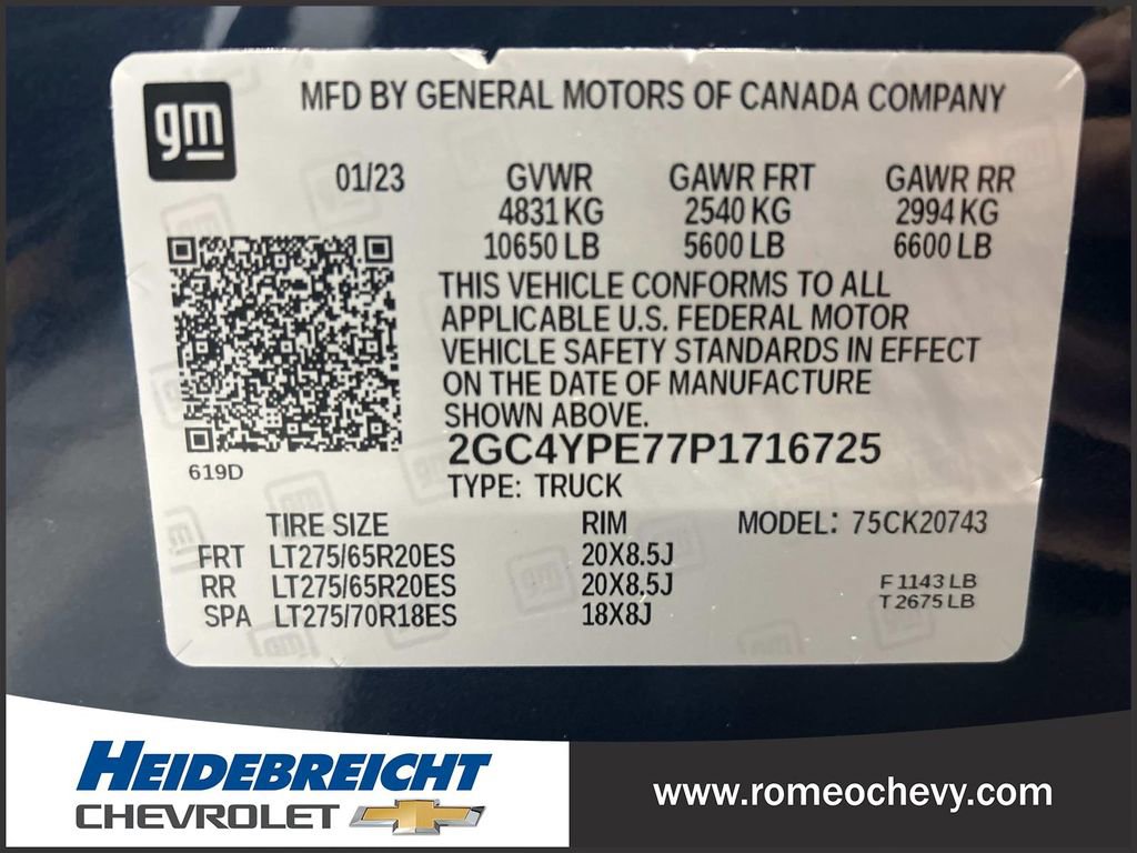 Used 2023 Chevrolet Silverado 2500 LTZ w/ LTZ Convenience Package image 8