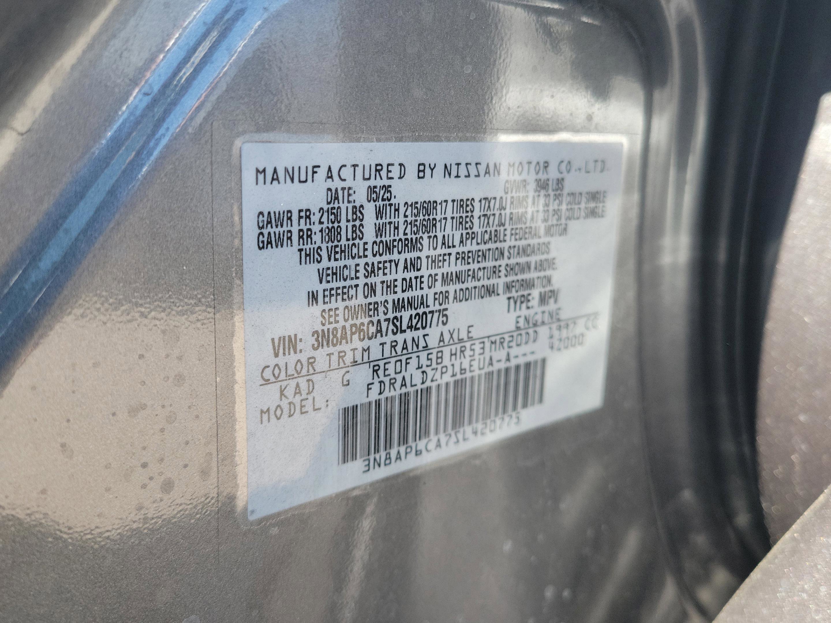 Certified 2025 Nissan Kicks SV image 32