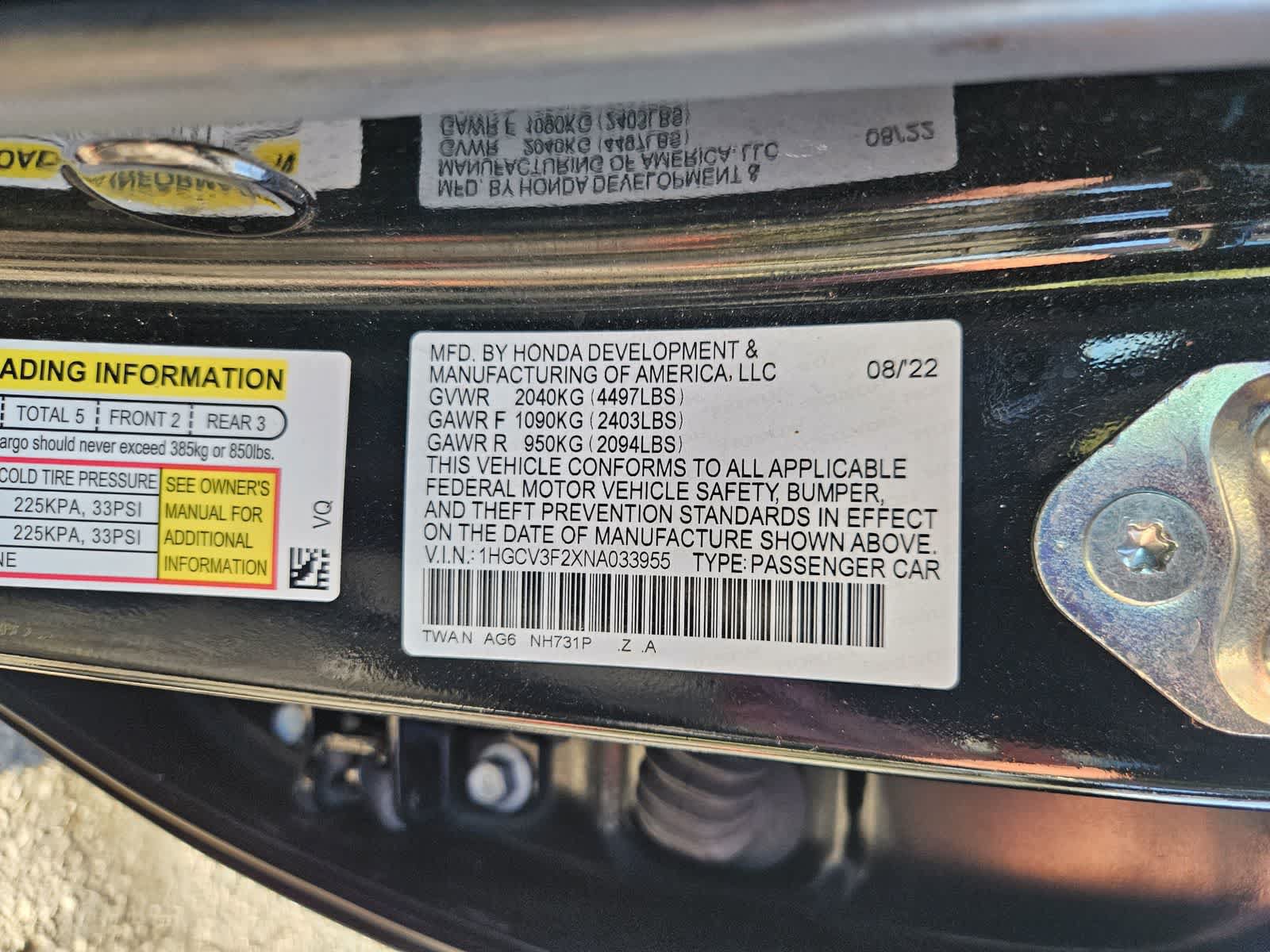 Used 2022 Honda Accord Sport image 31