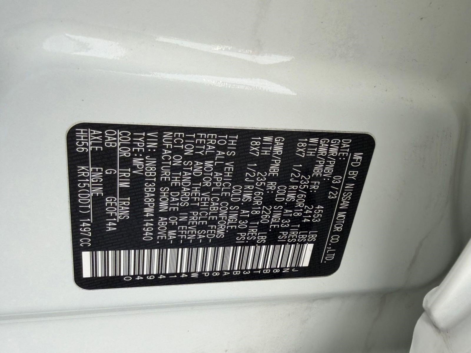 Certified 2023 Nissan Rogue SV image 20