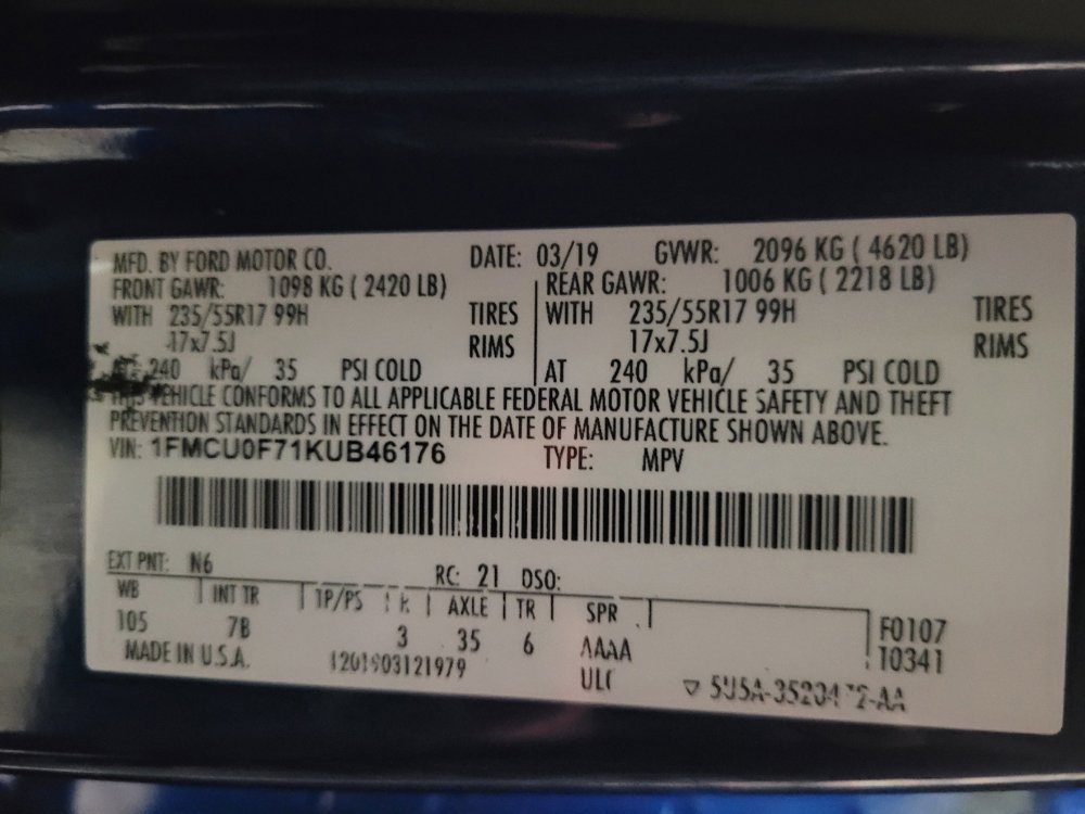 Used 2019 Ford Escape S image 33