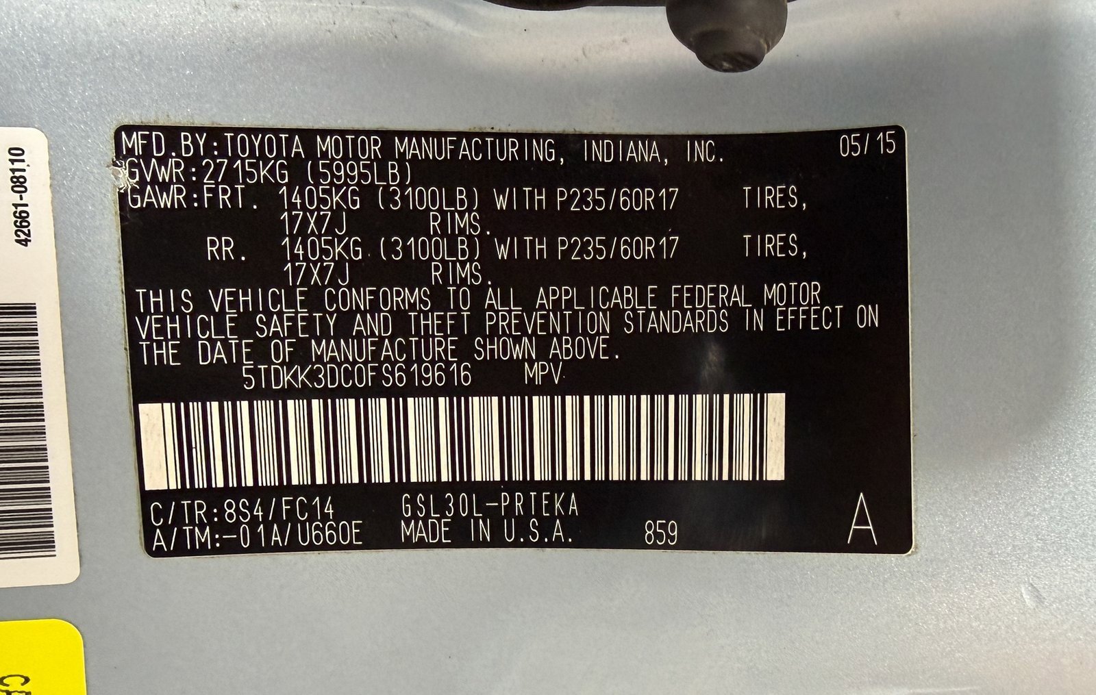 Used 2015 Toyota Sienna LE image 15