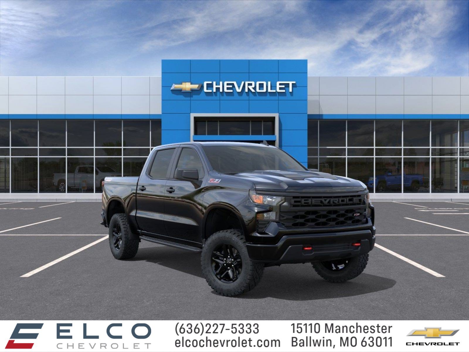New 2026 Chevrolet Silverado 1500 Custom Trail Boss AWD/4WD image 1
