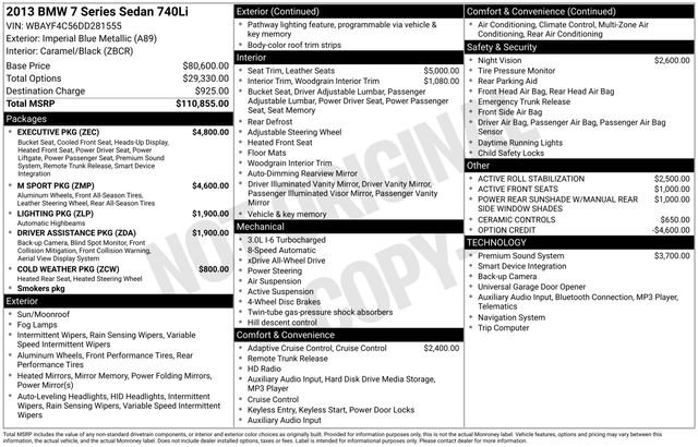 Used 2013 BMW 740Li xDrive image 28