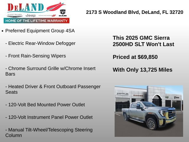 Used 2025 GMC Sierra 2500 SLT w/ SLT Premium Package image 12