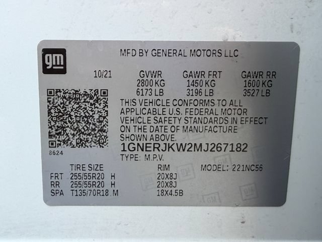 Used 2021 Chevrolet Traverse RS w/ LPO, 'HIT The Road' Package FWD image 26