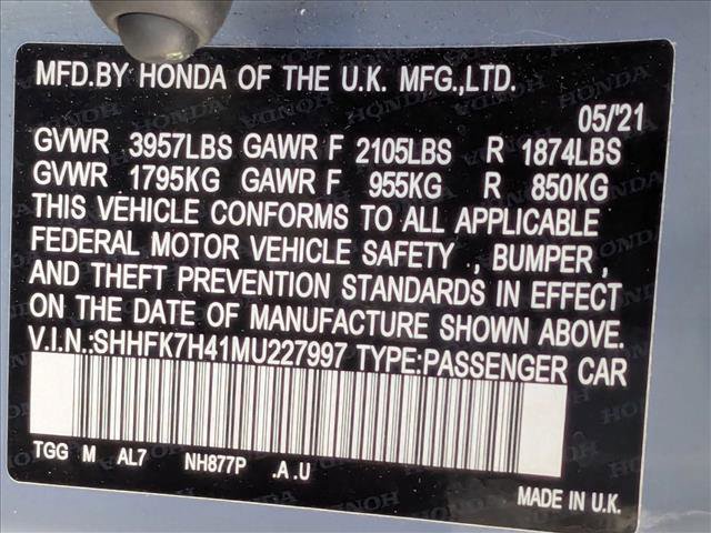 Used 2021 Honda Civic Sport image 23