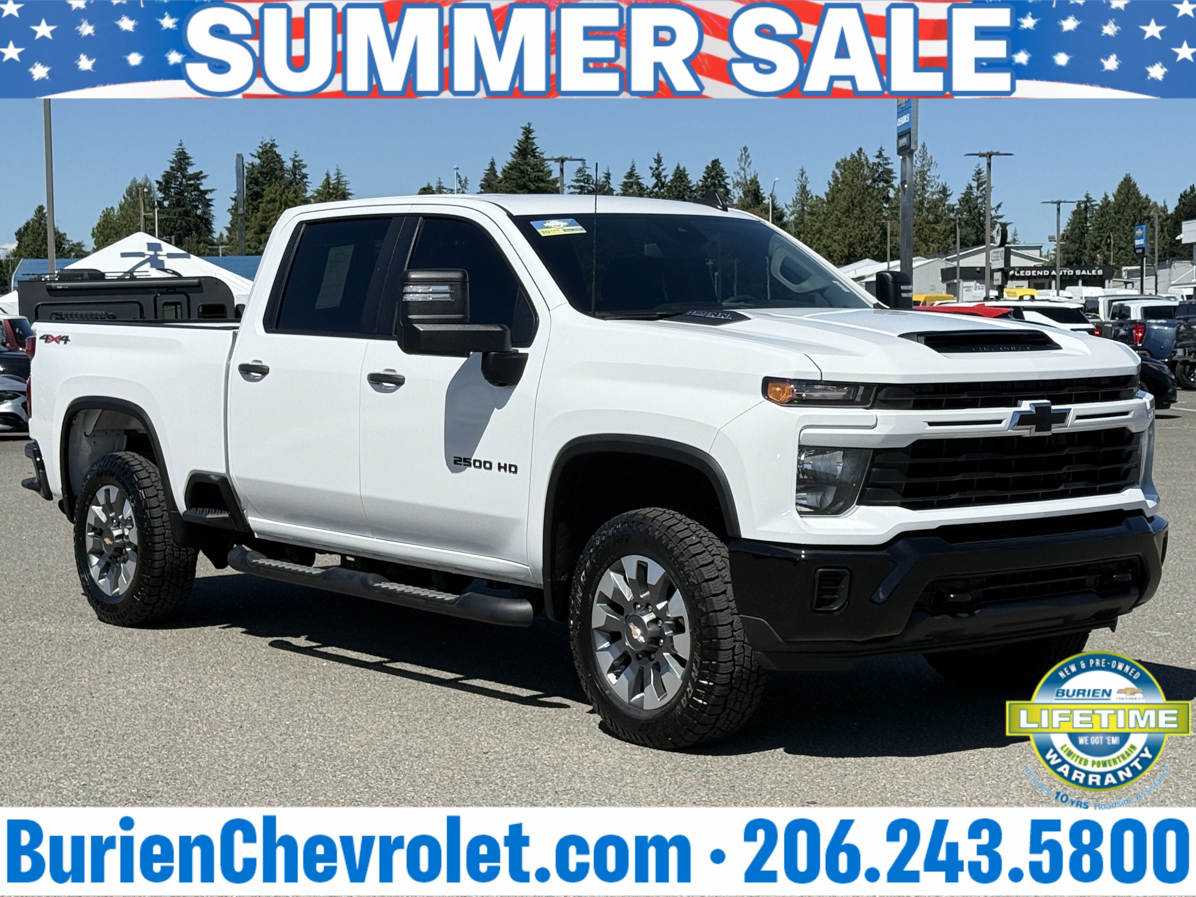 Used 2024 Chevrolet Silverado 2500 Custom w/ Custom Convenience Package AWD/4WD image 7