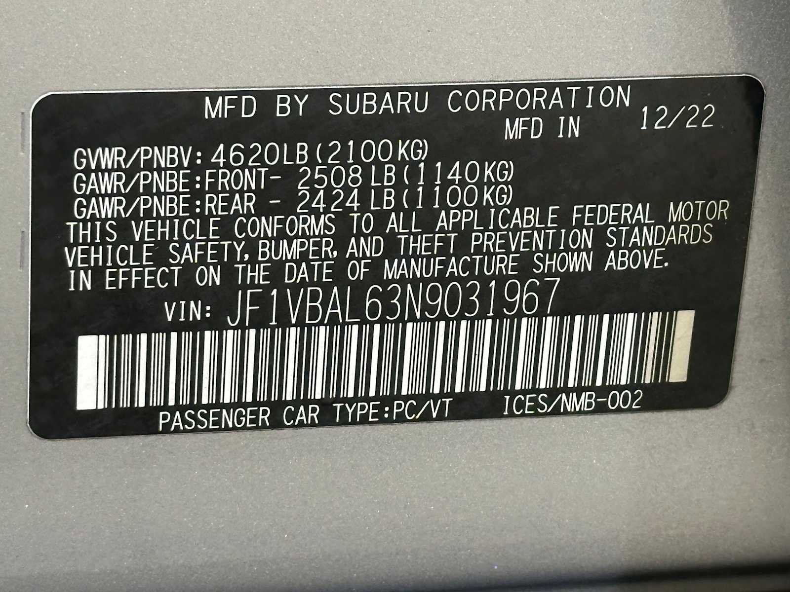 Used 2022 Subaru WRX Limited AWD/4WD image 31