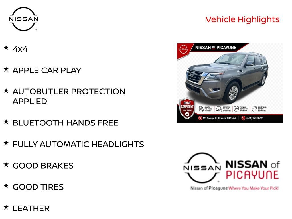 Certified 2024 Nissan Armada SV w/ Cargo Package AWD/4WD image 11