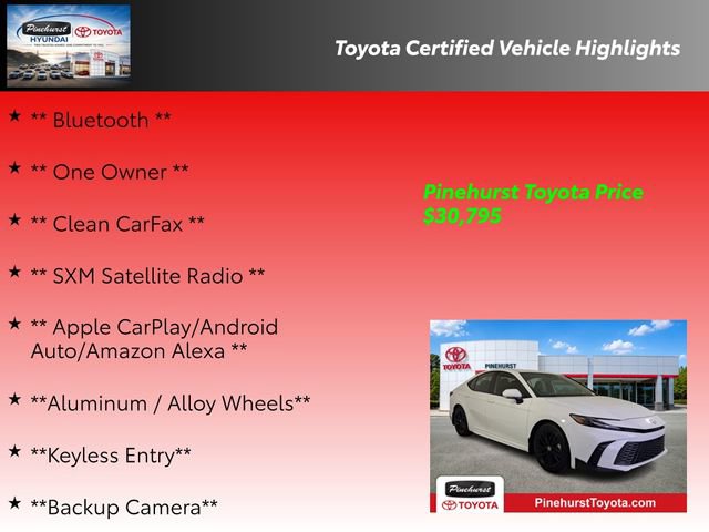 Certified 2025 Toyota Camry SE FWD image 19