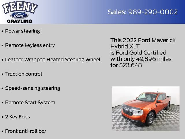 Used 2022 Ford Maverick XLT w/ XLT Luxury Package image 22