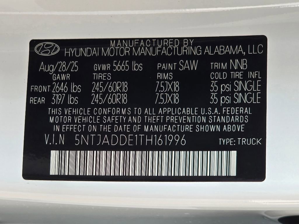 New 2026 Hyundai Santa Cruz SE AWD/4WD image 30