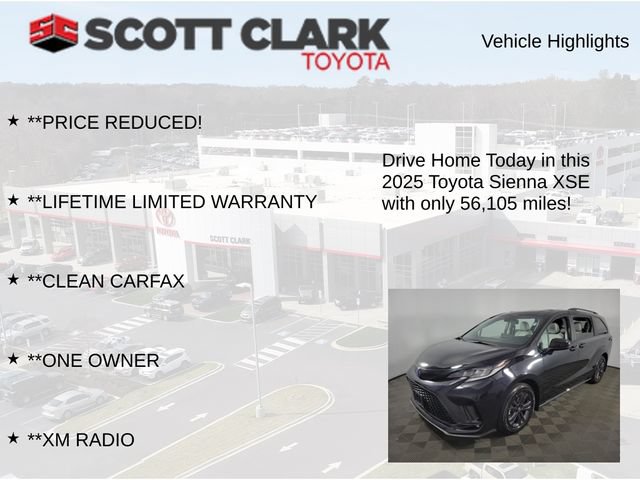 Used 2025 Toyota Sienna XSE w/ XSE Plus Package AWD/4WD image 13