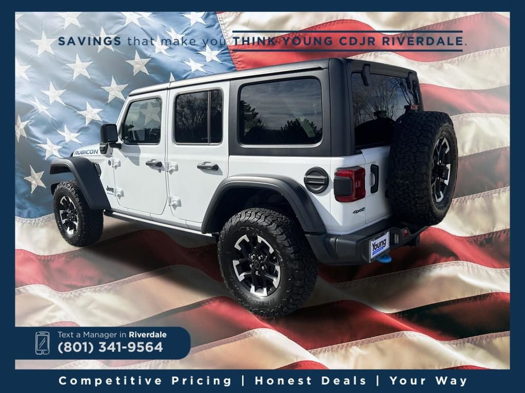 Used 2024 Jeep Wrangler Unlimited Rubicon 4xe w/ Convenience Group image 3