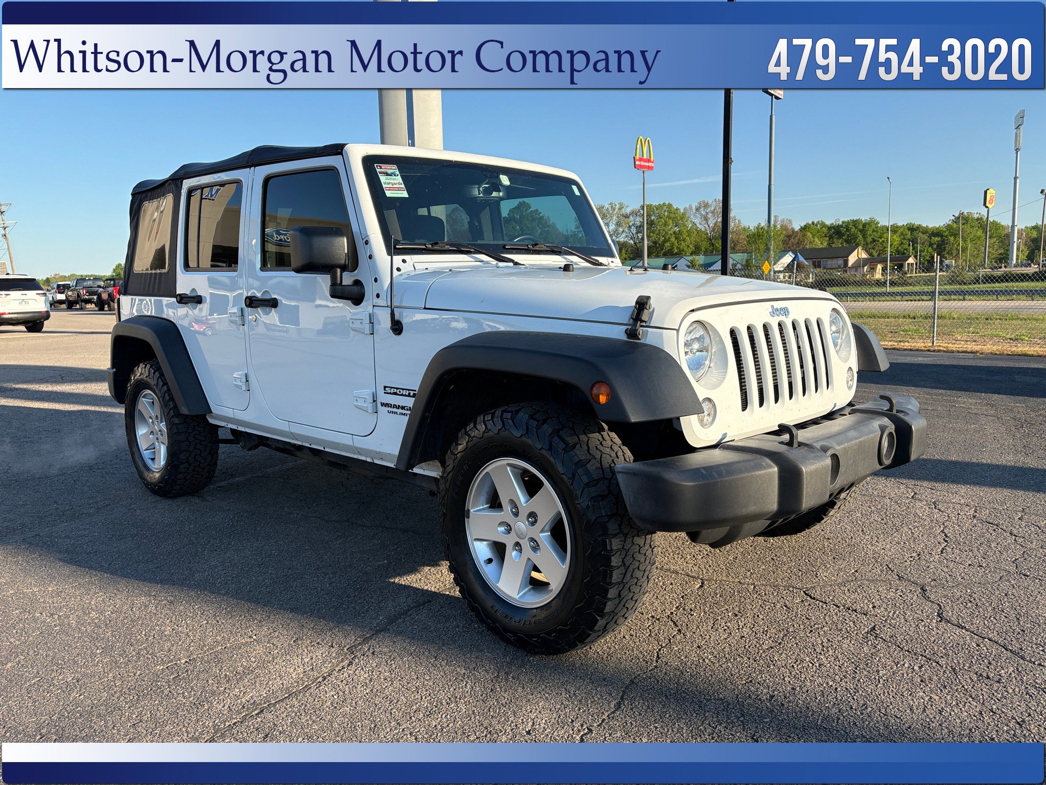 Used 2016 Jeep Wrangler Unlimited Sport w/ Quick Order Package 24S image 3