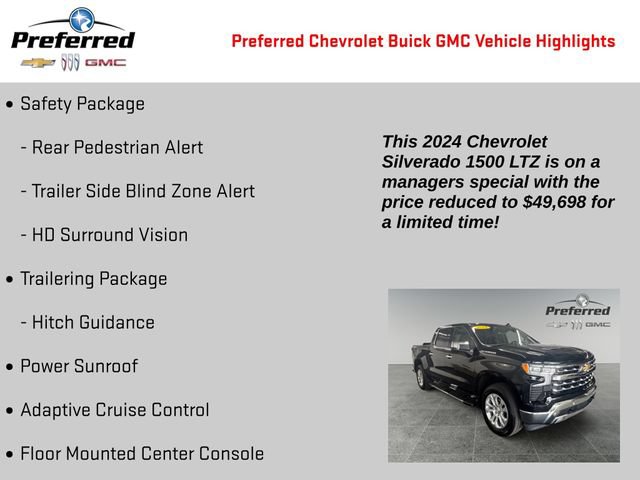 Certified 2024 Chevrolet Silverado 1500 LTZ w/ LTZ Premium Package AWD/4WD image 9