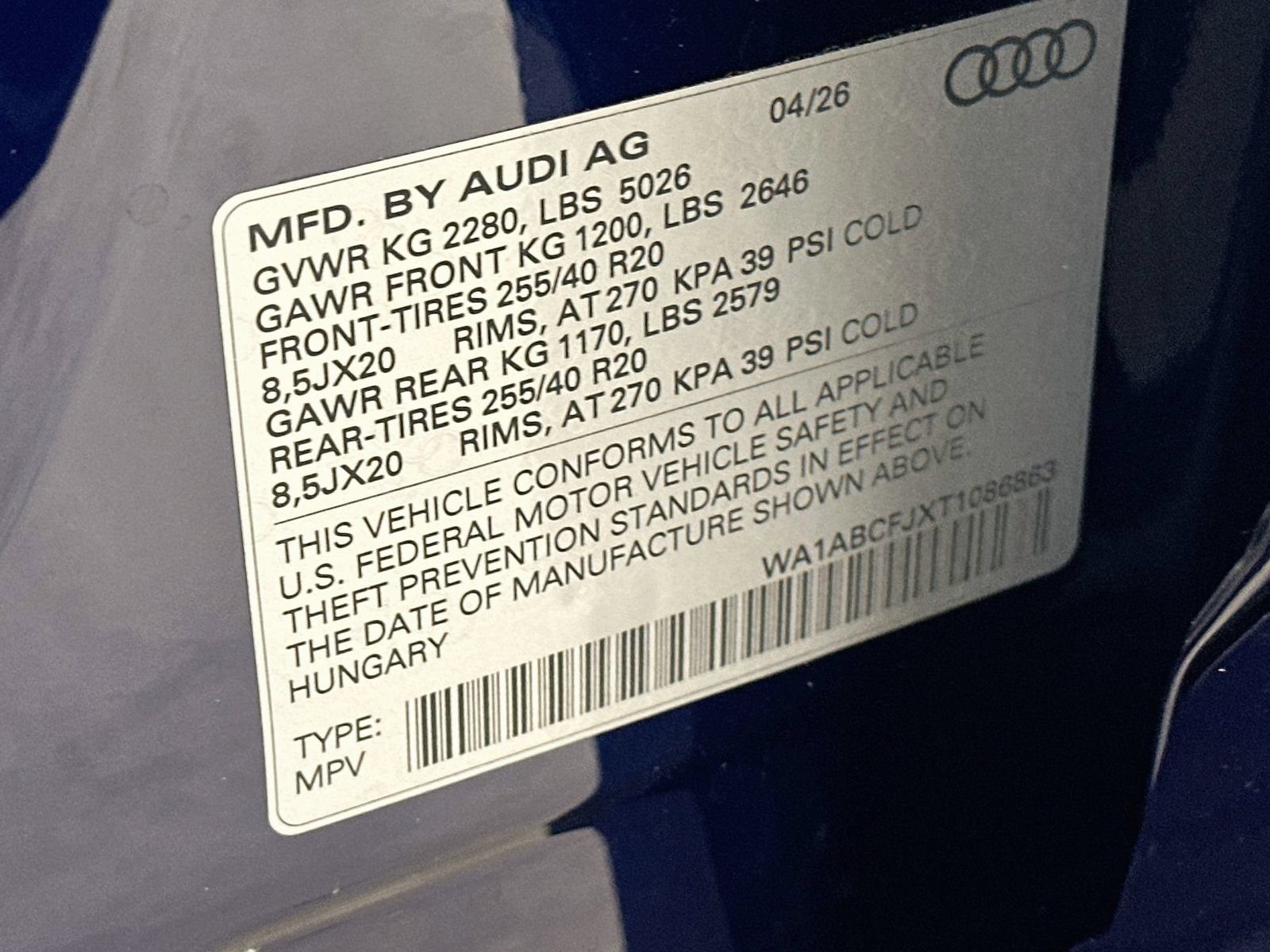 New 2026 Audi Q3 quattro 2.0T AWD/4WD image 48