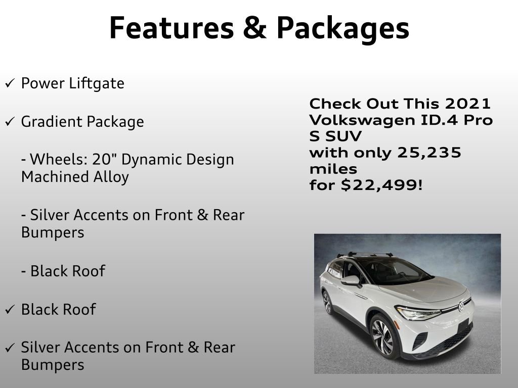 Used 2021 Volkswagen ID.4 Pro S RWD image 8