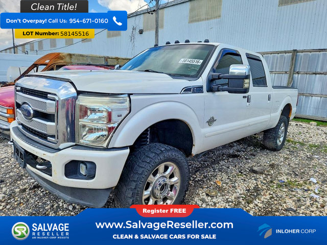 Used 2013 Ford F250 Platinum w/ FX4 Off Road Pkg AWD/4WD image 1