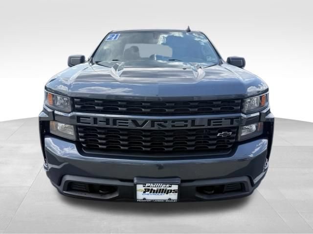 Certified 2021 Chevrolet Silverado 1500 Custom w/ LPO, Dark Essentials Package AWD/4WD image 2