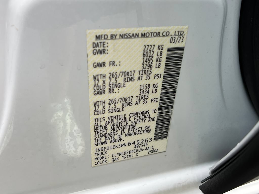 Used 2023 Nissan Frontier PRO-4X w/ Technology Package AWD/4WD image 27