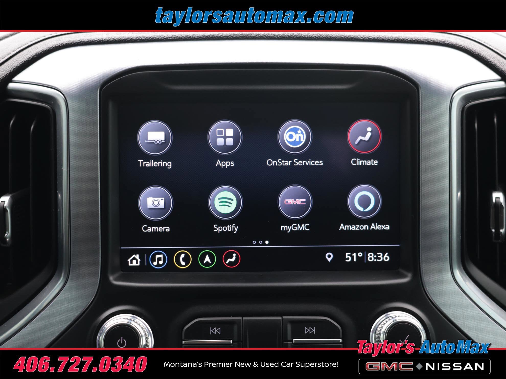 Used 2019 GMC Sierra 1500 SLT w/ SLT Premium Plus Package AWD/4WD image 12