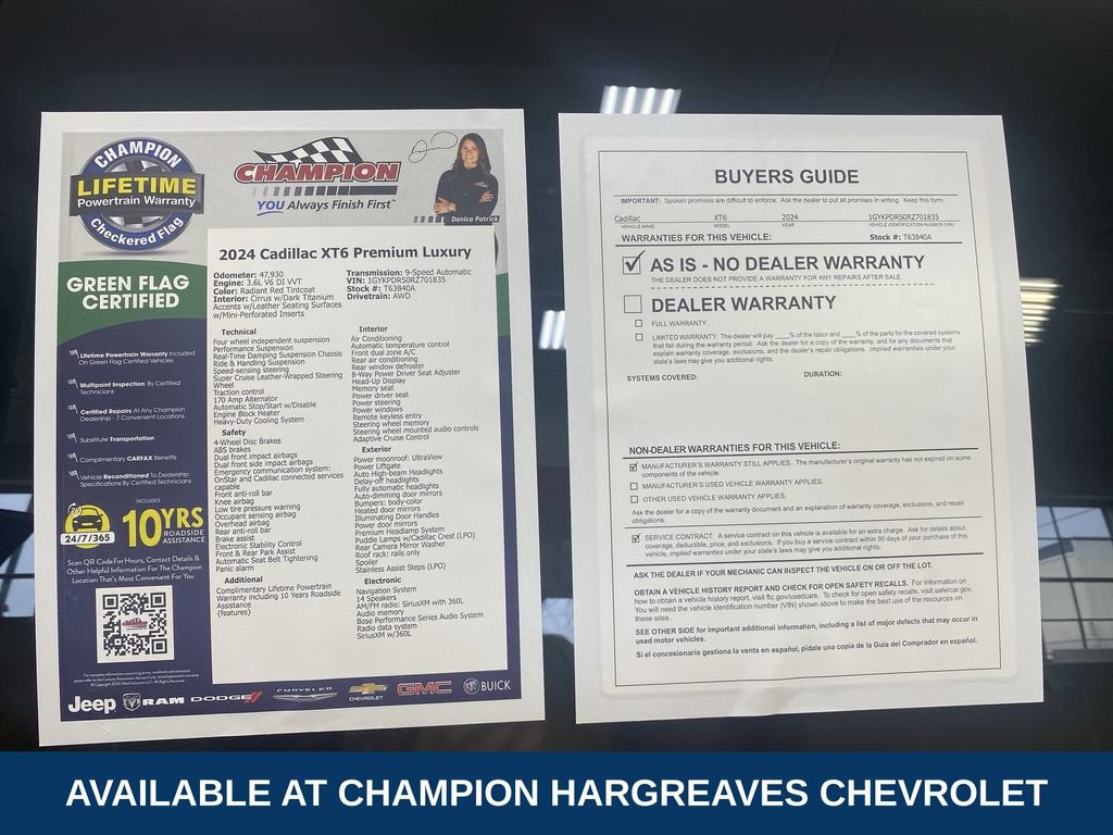 Certified 2024 Cadillac XT6 Premium Luxury w/ Technology Package AWD/4WD image 43