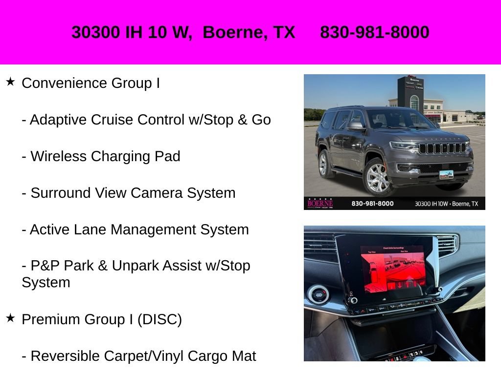 Used 2022 Jeep Wagoneer Series I w/ Convenience Group I RWD image 20