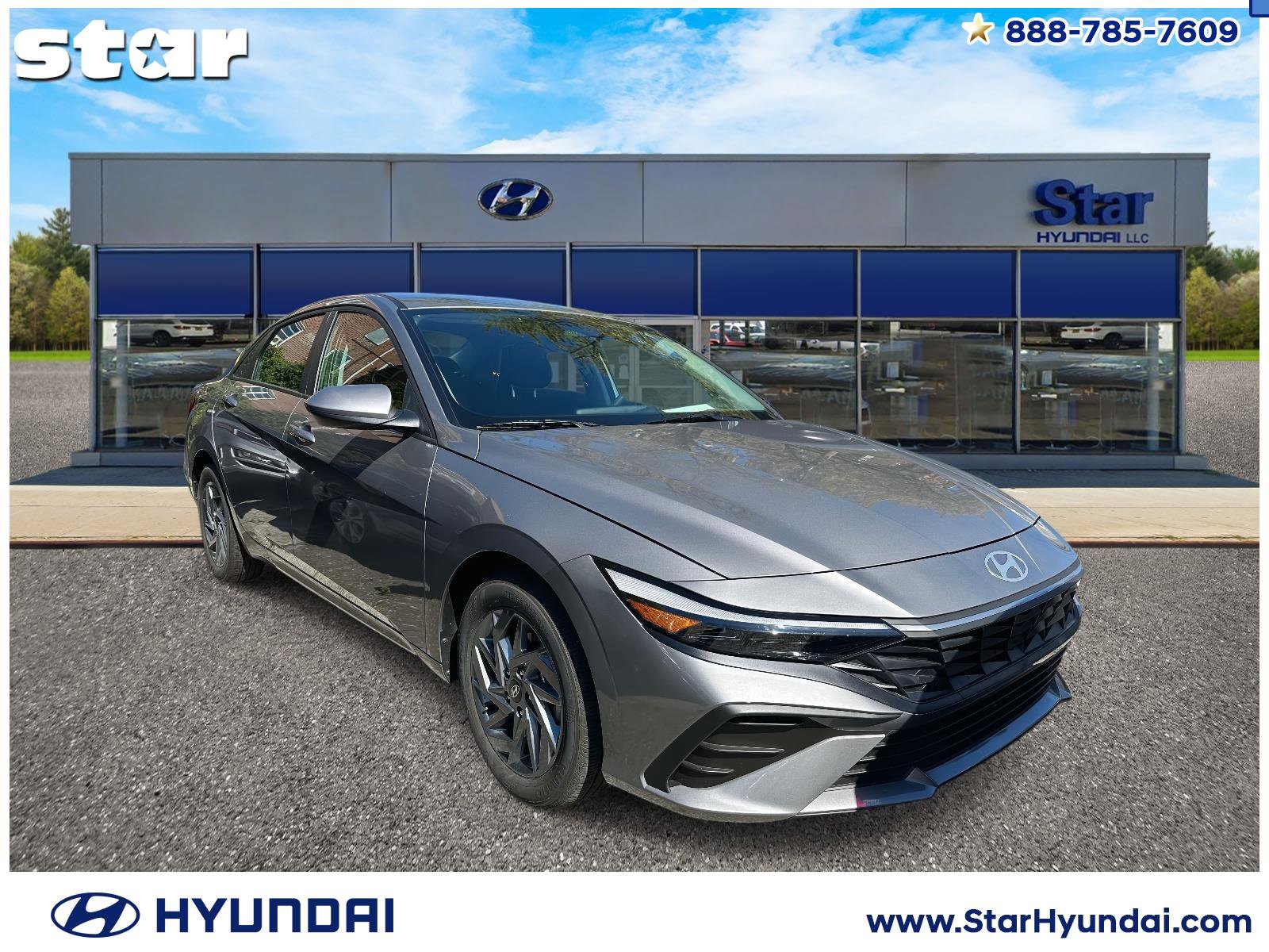 Certified 2024 Hyundai Elantra Blue image 1