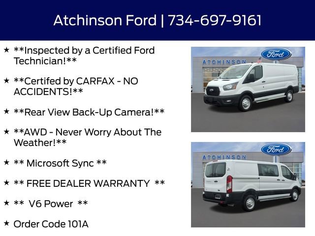 Used 2024 Ford Transit 250 Low Roof AWD w/ Exterior Upgrade Package image 4