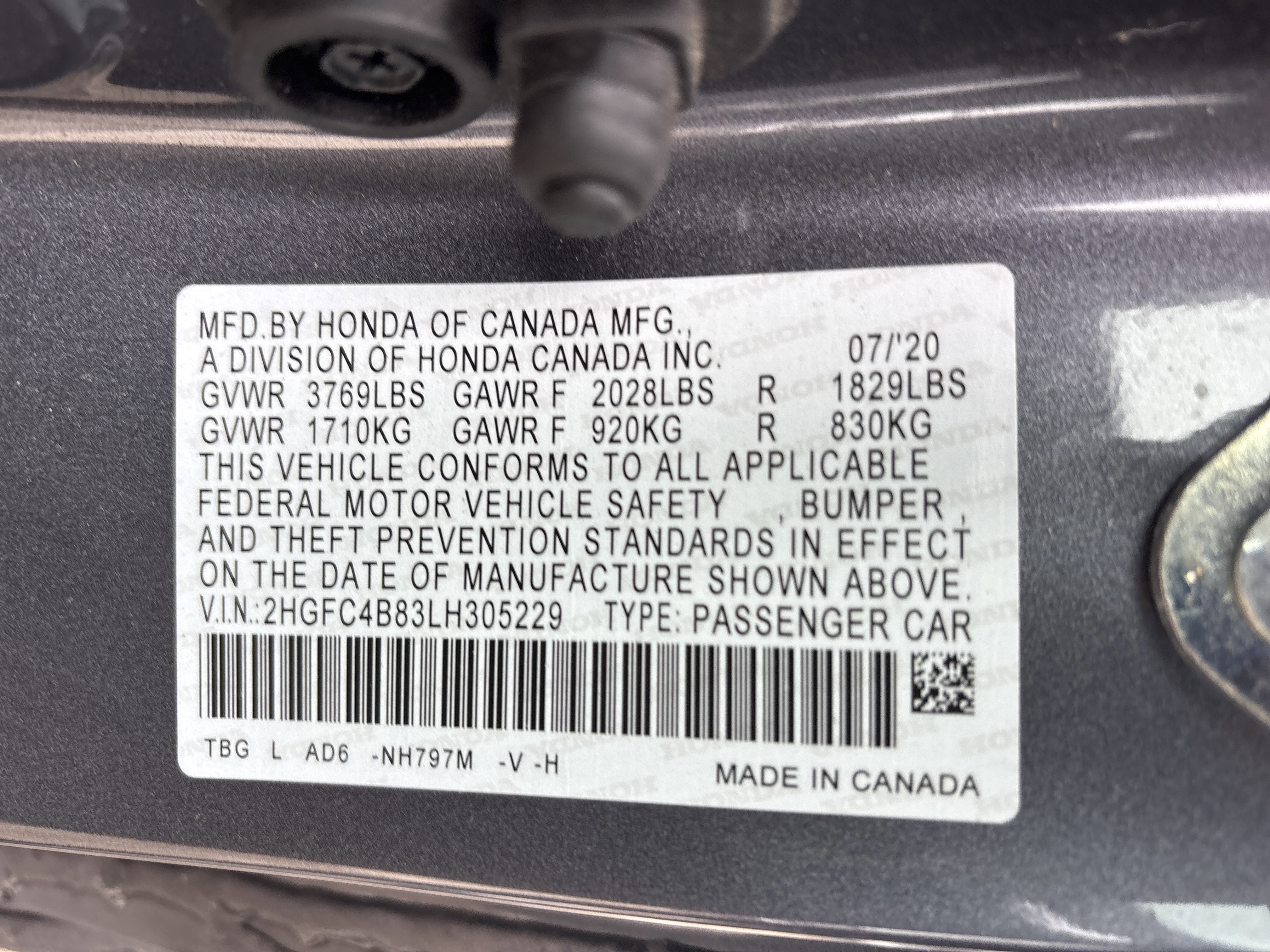 Used 2020 Honda Civic Sport image 5