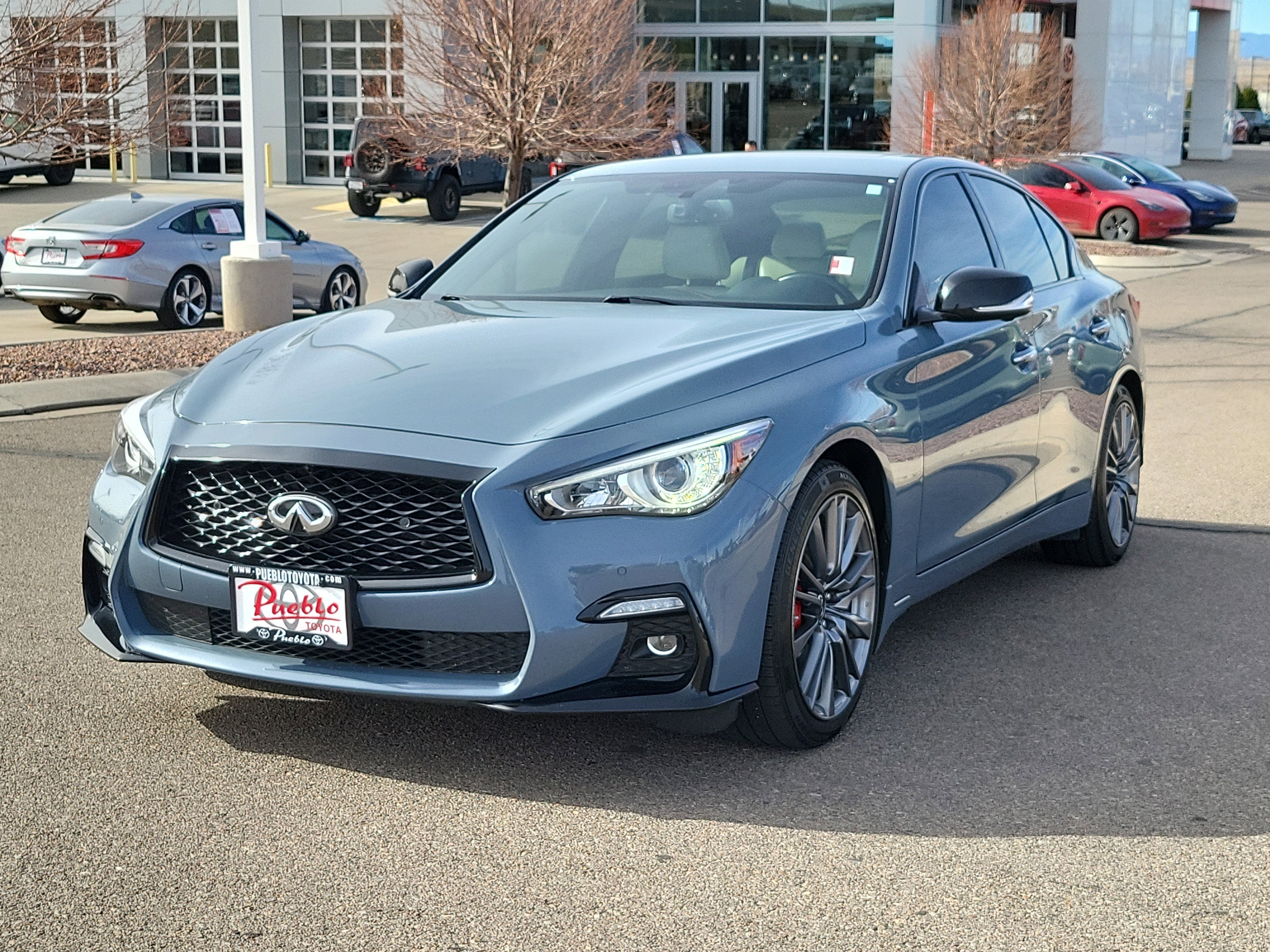 Used 2021 INFINITI Q50 Red Sport 400 w/ Proactive Package image 4