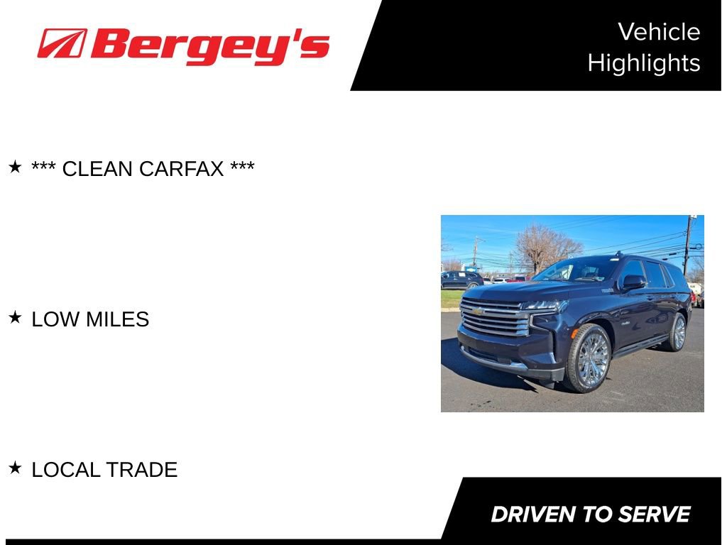 Used 2022 Chevrolet Tahoe High Country image 4