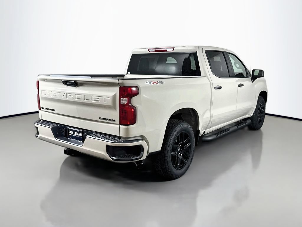 New 2026 Chevrolet Silverado 1500 Custom w/ Turbomax Blackout Package AWD/4WD image 7